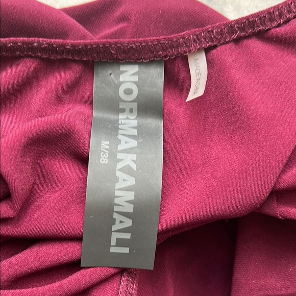 Norma Kamali Burgundy Mermaid Fishtail Gown - Picture 5 of 6